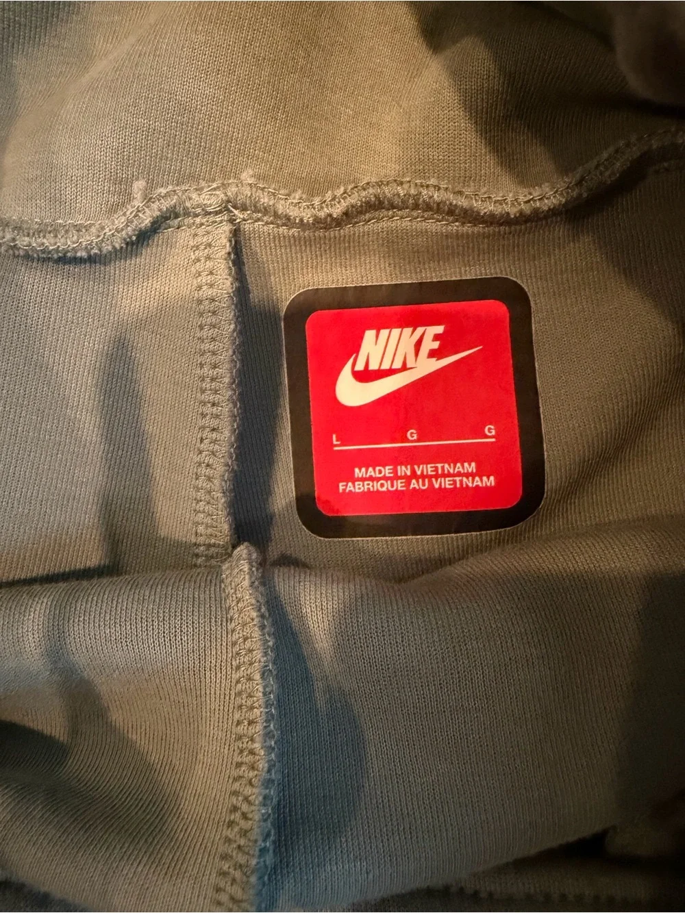 Matching Set Nike Tech Fleece Youth Large mineral slate color Hoodie Joggers